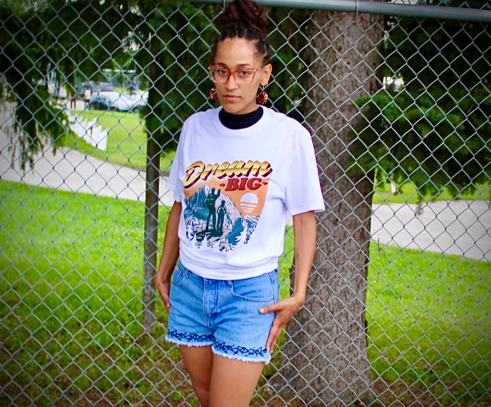 "Dream Big" Fitted Tee