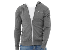 Load image into Gallery viewer, Triblend Full-Zip Lightweight Hoodie
